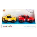 سيارات العاب اطفال مغناطيسية عدد 2 أحمر وأصفر منشكين Munchkin Magnet Motors Mix & Match Cars - SW1hZ2U6NjU5NTI5