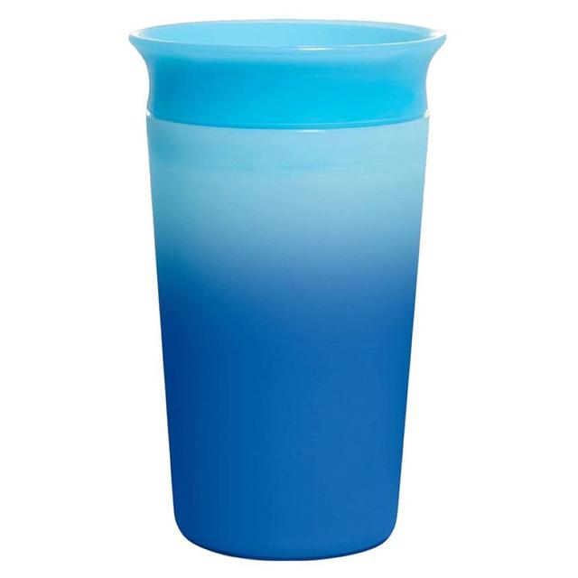 كوب شرب للأطفال الصغار 9 أونصة متغير اللون أزرق Miracle 360 Degree Sippy Cup 9Oz - Blue - Munchkin - SW1hZ2U6NjYwMDcz