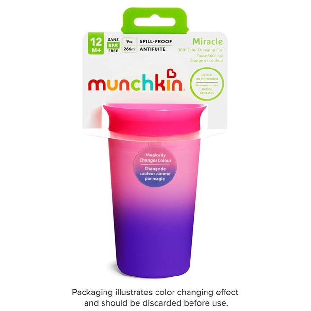 Munchkin - Miracle 360 Degree Sippy Cup 9Oz - Pink - SW1hZ2U6NjYwMDkw