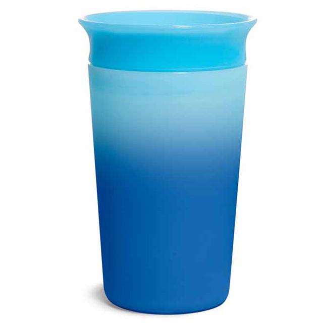 كوب شرب للأطفال الصغار 9 أونصة متغير اللون أزرق Miracle 360 Color Changing Cup 9oz 1pk - Blue - Munchkin - SW1hZ2U6NjYwNjU1