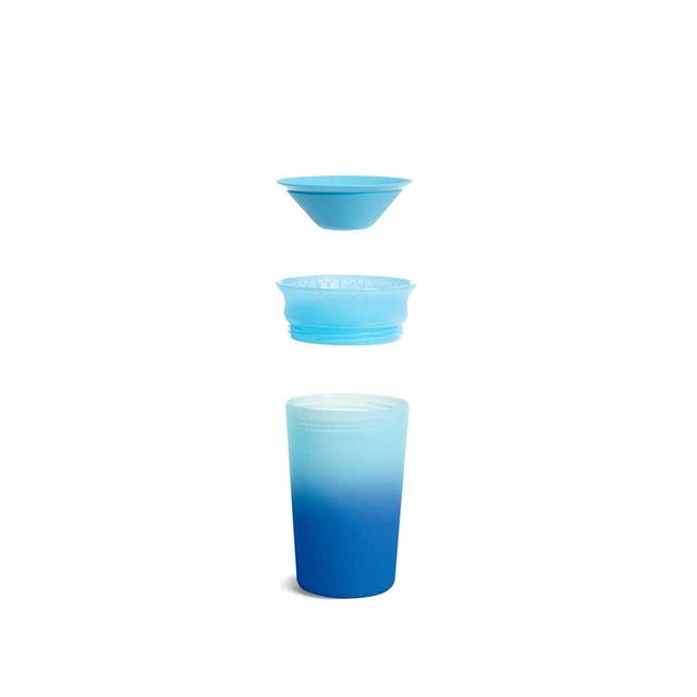 كوب شرب للأطفال الصغار 9 أونصة متغير اللون أزرق Miracle 360 Color Changing Cup 9oz 1pk - Blue - Munchkin - SW1hZ2U6NjYwNjYz