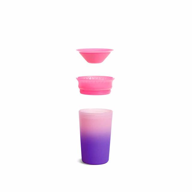 كوب شرب للأطفال الصغار 9 أونصة متغير اللون زهري Miracle 360 Color Changing Cup 9oz 1pk - Pink - Munchkin - SW1hZ2U6NjYwNjc4