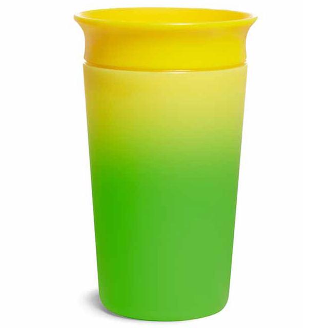 كوب شرب للأطفال الصغار 9 أونصة متغير اللون أصفر Miracle 360 Color Changing Cup 9oz 1pk - Yellow - Munchkin - SW1hZ2U6NjYwNjg1