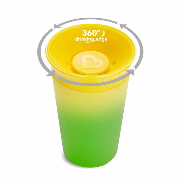 Munchkin - Miracle 360 Color Changing Cup 9oz 1pk - Yellow - SW1hZ2U6NjYwNjkx