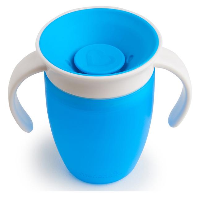 كوب التدريب على الشرب للأطفال الصغار أزرق Miracle 360 Non Spill Trainer Cup 7oz - Blue - Munchkin - SW1hZ2U6NjYwNzA0