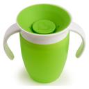 كوب التدريب على الشرب للأطفال الصغار أخضر Miracle 360 Non Spill Trainer Cup 7oz - Green - Munchkin - SW1hZ2U6NjYwNzEx
