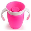 كوب التدريب على الشرب للأطفال الصغار زهري Miracle 360 Non Spill Trainer Cup 7oz - Pink - Munchkin - SW1hZ2U6NjYwNzE4