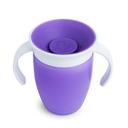 كوب التدريب على الشرب للأطفال الصغار بنفسجي Miracle 360 Non Spill Trainer Cup 7oz - Purple - Munchkin - SW1hZ2U6NjYwNzI1