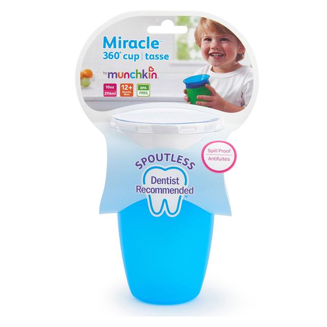 كوب شرب للأطفال الصغار أزرق مونشكين Miracle 360 Sippy Cup 10oz – Blue - SW1hZ2U6NjYwNzM2