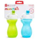 Munchkin - Pack of 2 Click Lock Bite Proof Sippy Cup 9oz - Blue Green - SW1hZ2U6NjYwODM1