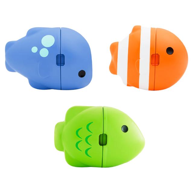 لعبة سمكة الحمام للأطفال 3 قطع منشكين Munchkin Color Changing Bath Toy - SW1hZ2U6NjYxMTQ4