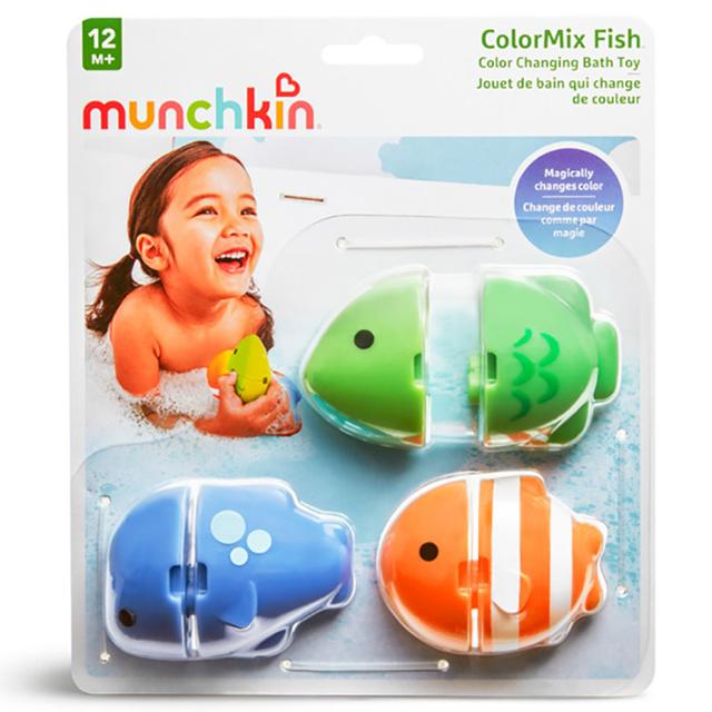 لعبة سمكة الحمام للأطفال 3 قطع منشكين Munchkin Color Changing Bath Toy - SW1hZ2U6NjYxMTU0