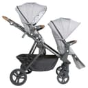 عربة اطفال مزدوجة بامبل آند بيرد رمادي bumble & bird dove double stroller grey