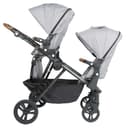 عربة اطفال مزدوجة بامبل آند بيرد رمادي bumble & bird dove double stroller grey