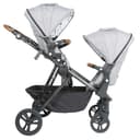 عربة اطفال مزدوجة بامبل آند بيرد رمادي bumble & bird dove double stroller grey