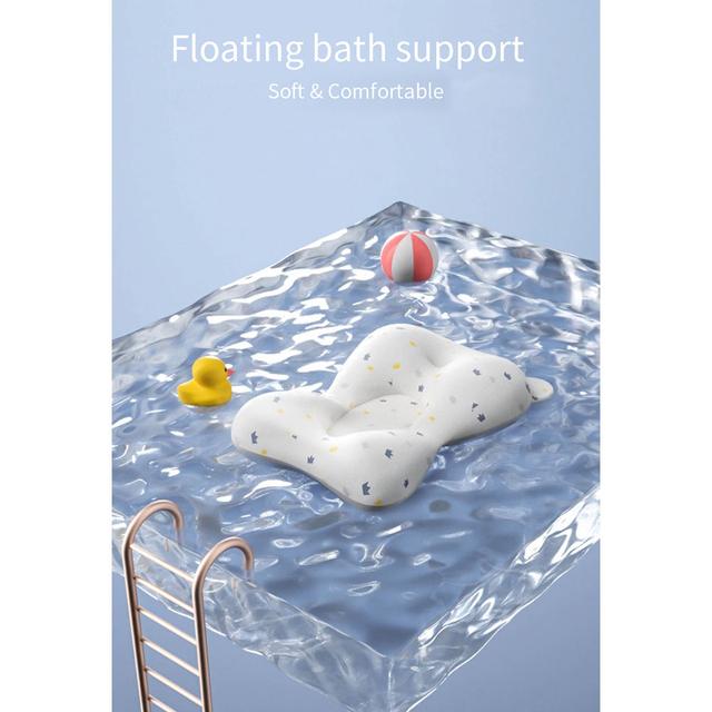 حوض استحمام للأطفال قابل للطي لون أزرق بامبل اند بيرد Foldable Bathtub Crown Style - Bumble & Bird - SW1hZ2U6NjYxNTcw
