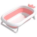 حوض استحمام للأطفال قابل للطي لون زهر بامبل اند بيرد Foldable Bathtub Crown Style - Bumble & Bird - SW1hZ2U6NjYxNTgx