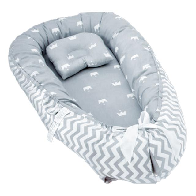 سرير اطفال محمول بامبل اند بيرد Portable Baby Lounger Bumble & Bird - SW1hZ2U6NjYxNjE4