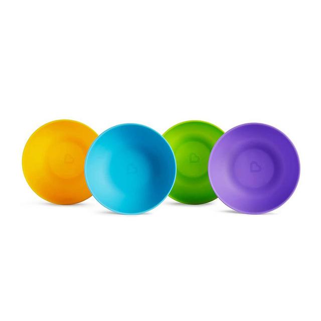 أوعية طعام ملونة للأطفال الصغار 4 قطع مونشكين Multi Bowls - Pack of 4 - Munchkin - SW1hZ2U6NjYwNDMy