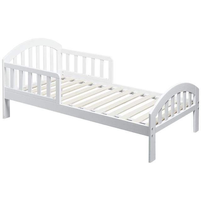 سرير أطفال قياس 70×140 سم لون أبيض بامبل اند بيرد Ava Toddler Wooden Bed - Bumble & Bird - SW1hZ2U6NjYxNjk2