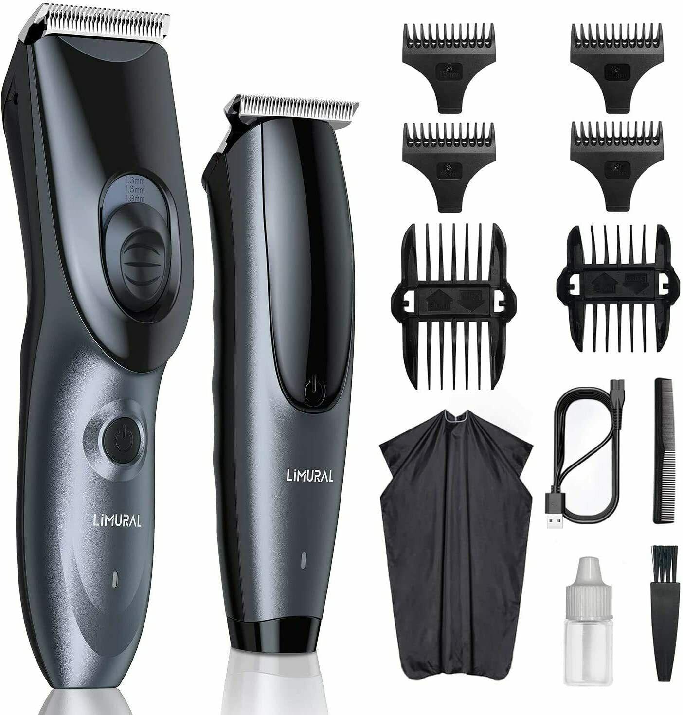 Limural LM-7250+7256 Professional Electric Hair/Beard Cordless Trimmer Kit