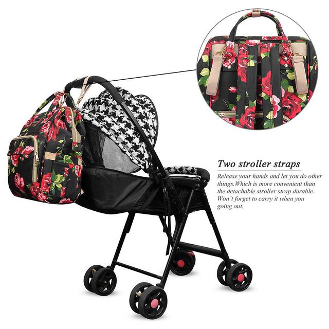 شنطة سفر للأطفال بامبل اند بيردBumble & Bird  Multifunctional Diaper & Travel Bag - SW1hZ2U6NjYxNzg2