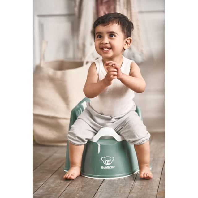 Babybjorn - Potty Chair - Deep Green/White - SW1hZ2U6NjYyMDEx