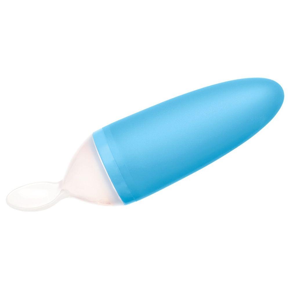 Tomy Boon Boon - Squirt Silicone Baby Food Dispensing Spoon - Blue