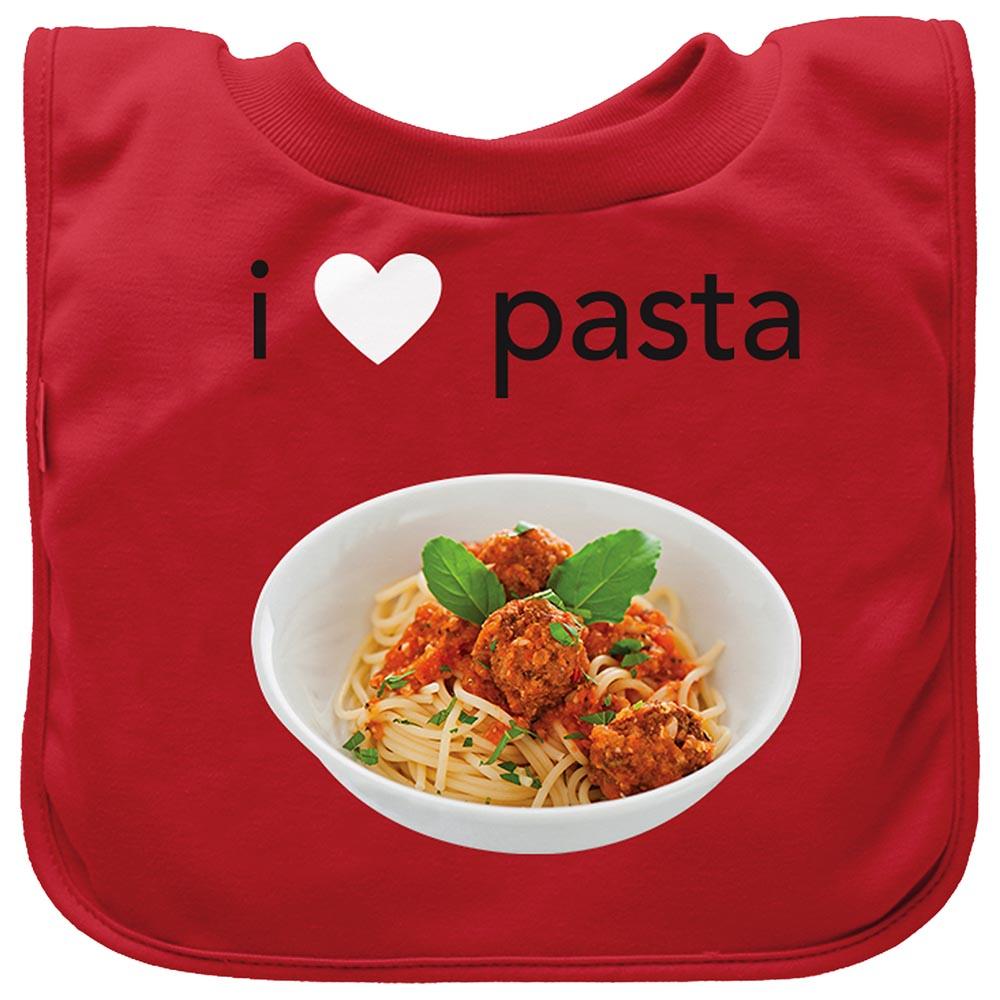 Green Sprouts - Pull-Over Food Bib Red Pasta