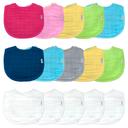 Green Sprouts - Muslin Bibs Pack Of 5 - Blue - SW1hZ2U6NjYyMjMz