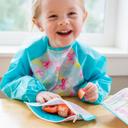 مريلة اطفال مقاومة للماء Green Sprouts  - Snap & Go Easy-Wear Long Sleeve Bib - SW1hZ2U6NjYyMzM3