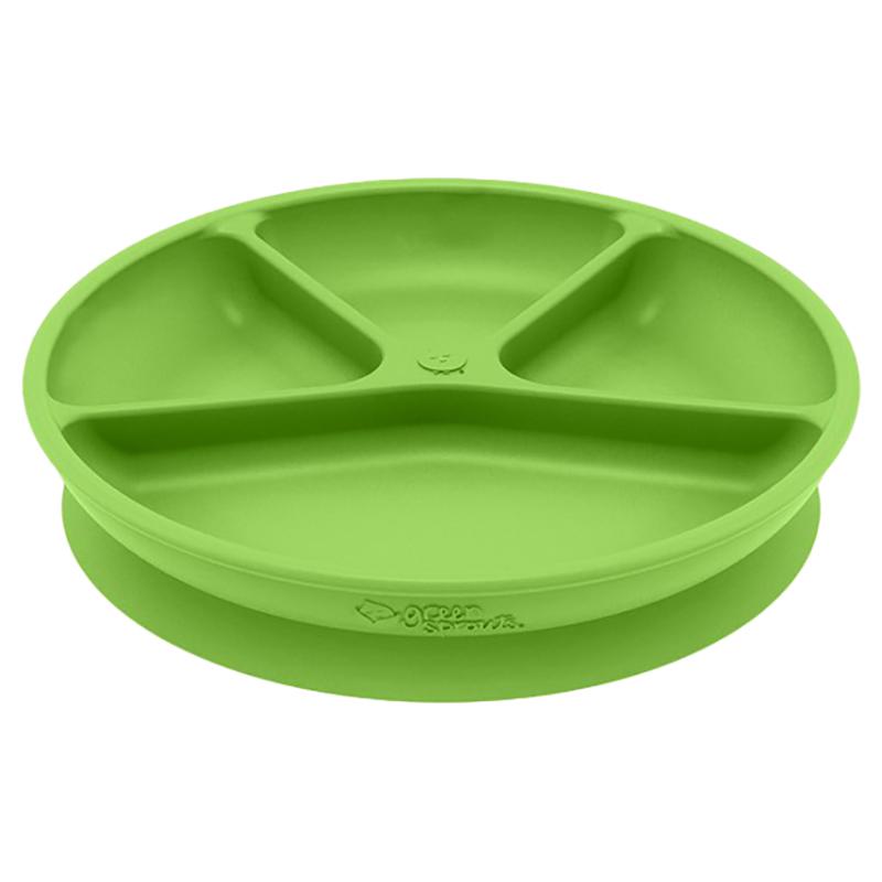 Green Sprouts - Learning Plate - Green