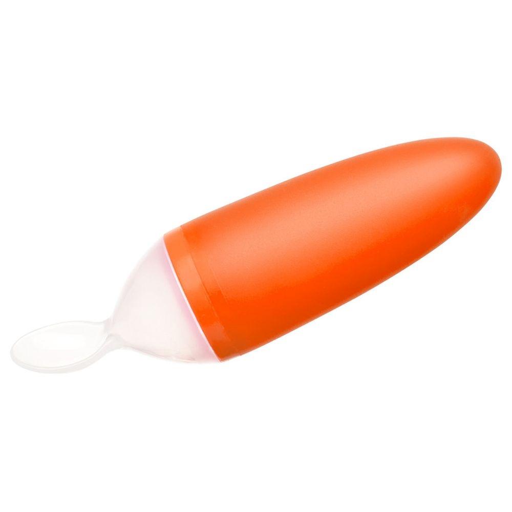 رضاعة سيريلاك للأطفال - برتقالي  Boon - Squirt Silicone Baby Food Dispensing Spoon