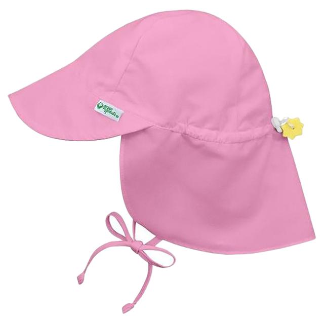 قبعة واقية من الشمس للأطفال لون زهري Green Sprouts - Flap Sun Protection Hat - SW1hZ2U6NjYzMDMz
