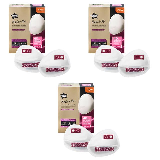 فوط الصدر للام المرضعة 3 حزم Made For Me Disposable Breast Pads - Tommee Tippee - SW1hZ2U6NjY1Mjgy