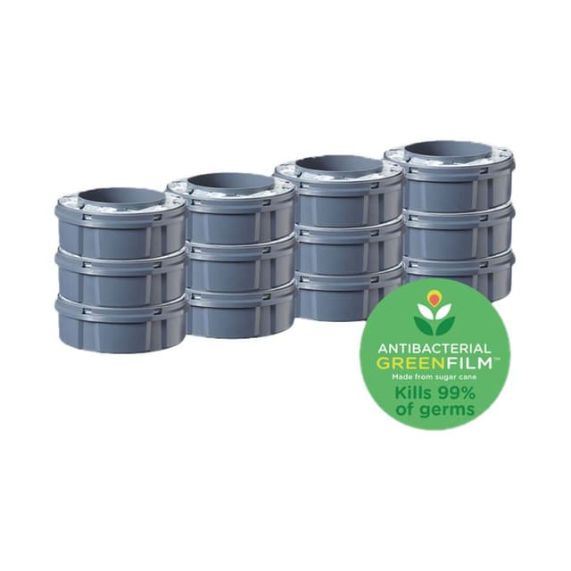 Tommee Tippee Twist & Click Nappy Disposal Sangenic Bin - Pink + Cassette x 12