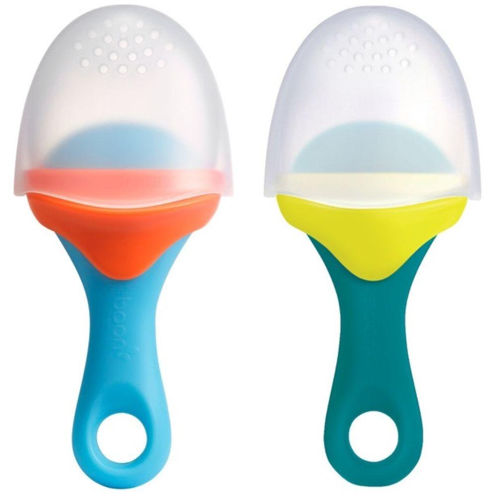 Tomy Boon Boon - Pulp Silicone Feede Pack of 2 - Blue & Teal