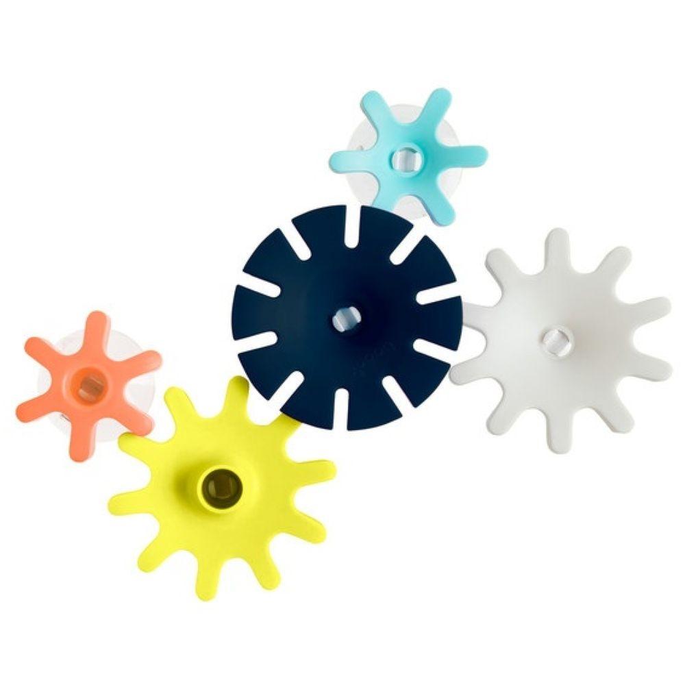 Tomy Boon Boon - Cogs - Bath Toy - Navy/Yellow