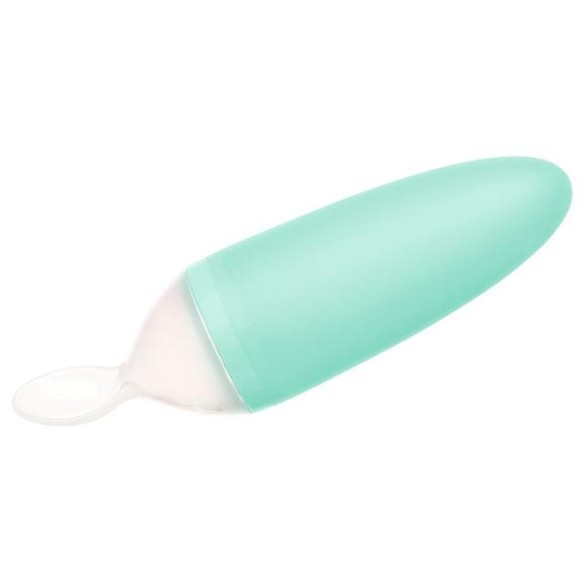 Tomy Boon Boon - Squirt Silicone Baby Food Dispensing Spoon - Mint - SW1hZ2U6NjQzNDYy