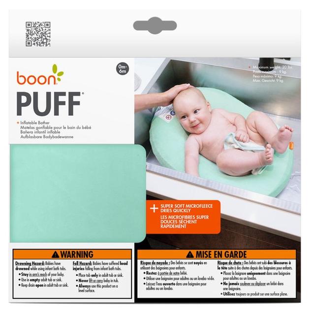 حوض استحمام قابل للنفخ للأطفال من بون  Boon - Puff Inflatable Baby Bather - SW1hZ2U6NjQzNDgy