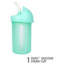 Tomy Boon Boon - Swig Silicone Straw Bottle 10oz - Mint - SW1hZ2U6NjQzNDkz