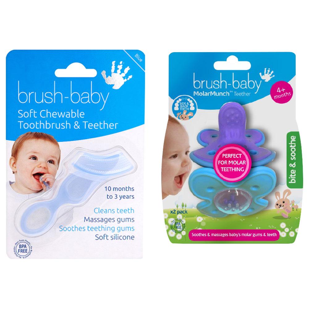 Brush Baby - Soft Teether Brush & Molarmunch Teether