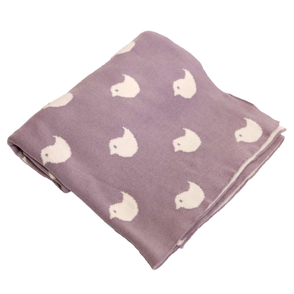 Pluchi - Birdies Baby Blanket - Purple