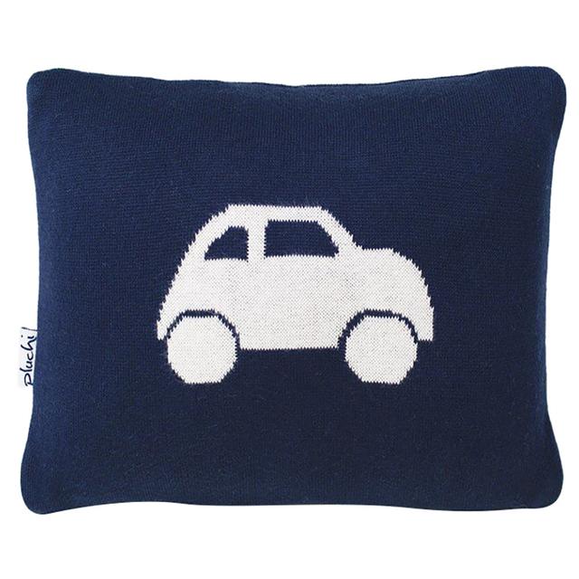 Pluchi - Knitted Baby Pillow Cover-Car - Blue - SW1hZ2U6NjYzNDgz