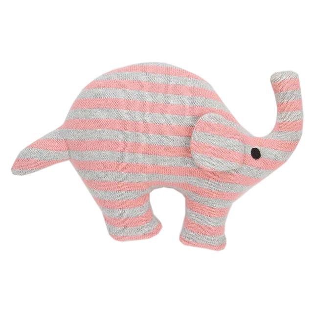 Pluchi - Sophia Mini Blanket with Elephant Toy - Pink - SW1hZ2U6NjYzODk1
