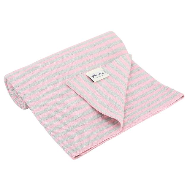 Pluchi - Zoey Skinny Blanket with Bear Toy - Pink - SW1hZ2U6NjYzOTA2