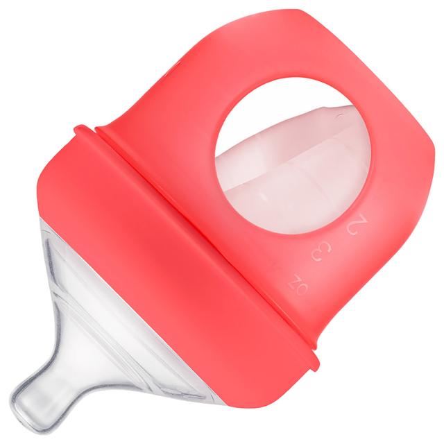 Tomy Boon Boon - Nursh Nipples & Silicone Bottle 4oz - Pink - SW1hZ2U6NjY0NTcx