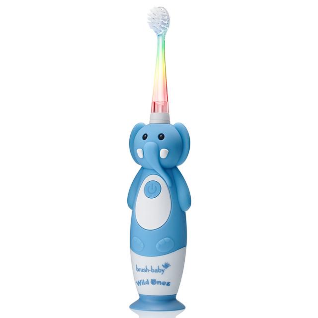 فرشاة أسنان كهربائية للأطفال قابلة للشحن – فيل  Brush Baby - New Wildone Elephant Rechargeable Toothbrush - SW1hZ2U6NjY1MDA1