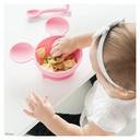 صحن و ملعقة ميكي ماوس للأطفال من بمكينز – زهري  Bumkins - Minnie Mouse Pink First Feeding Set - SW1hZ2U6NjY1ODcx