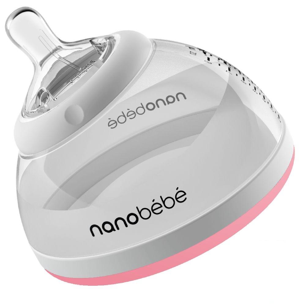 Nanobebe Transition Bottle 240ml Pink